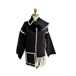 Toteme Black Jacket, Medium